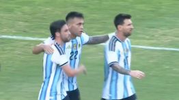 Lautaro Martínez marcó el 1-0 entre Argentina y Angola