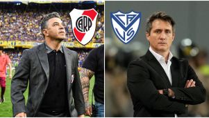 Marcelo Gallardo y Guillermo Barros Schelotto