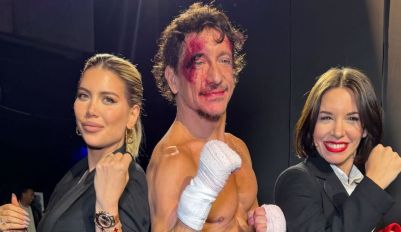 Wanda Nara, Nico Vázquez y Dai Fernández