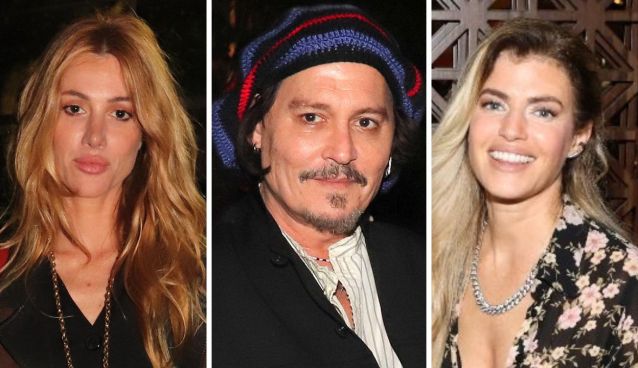 María Campos, Johnny Depp, Daniela Urzi