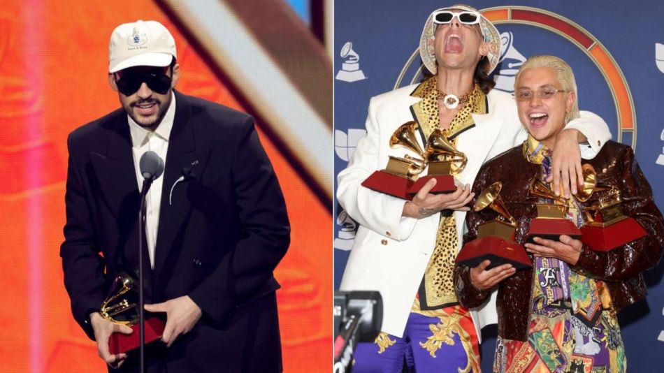 Bad Bunny y Ca7riel y Paco Amoroso