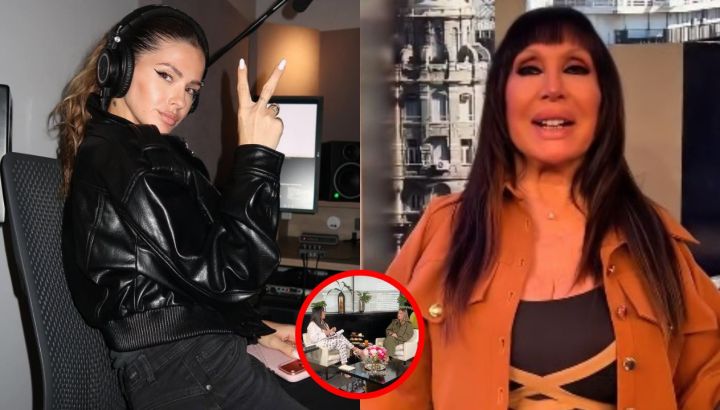 Las imágenes inéditas de la entrevista de La China Suárez con Moria Casán en "La Mañana con Moria"