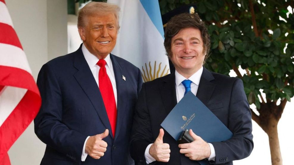 Donald Trump y Javier Milei