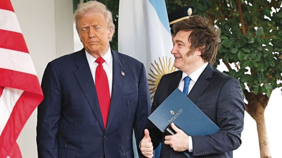 Donald Trump y Javier Milei