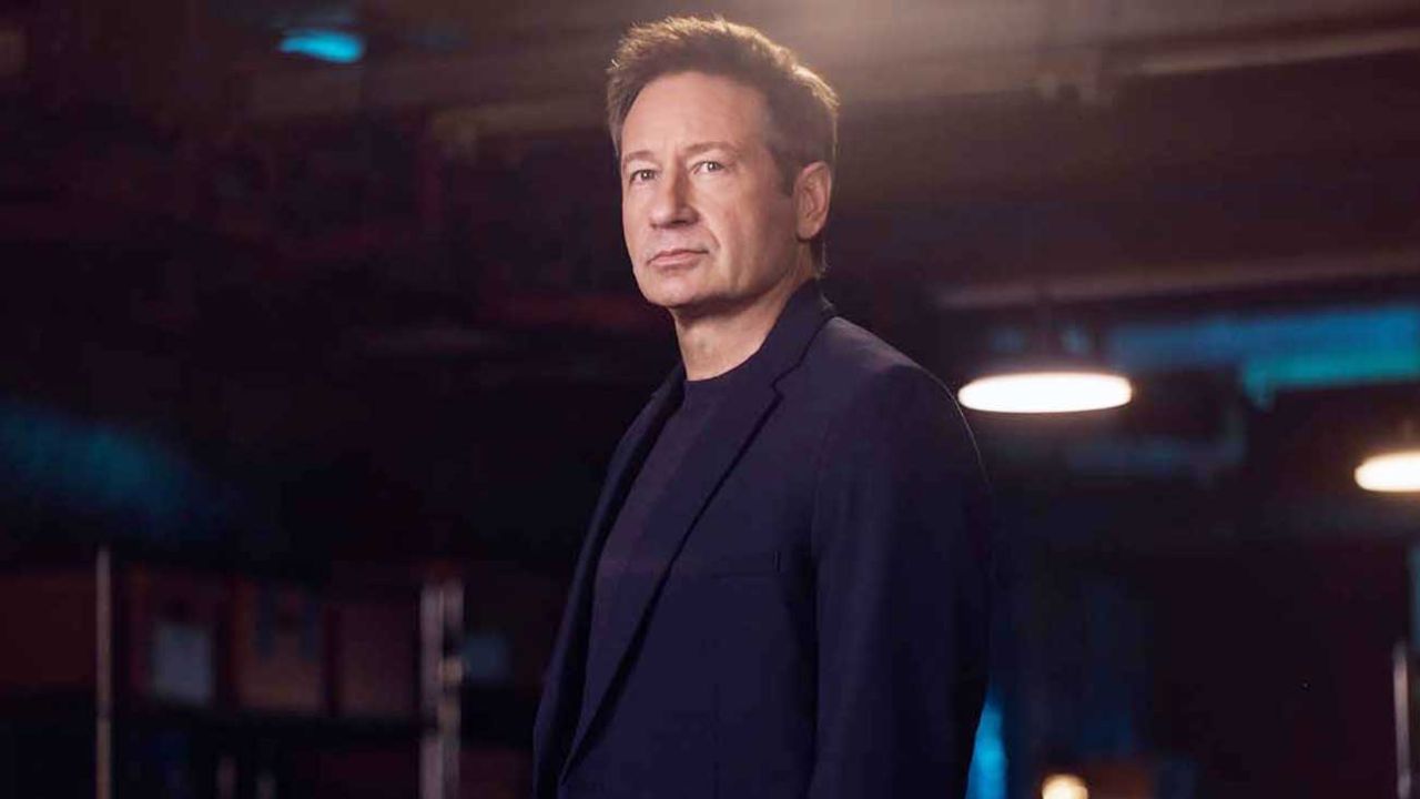 David Duchovny en la presentación de Expedientes desclasificados