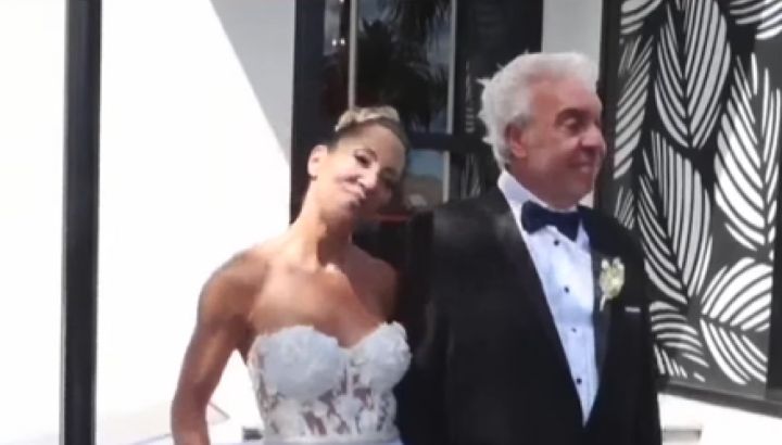 Se casaron Coco Sily y Chimi Meza: así fue el especial momento