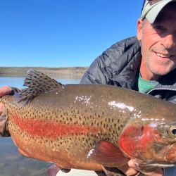La estancia Lago Strobel ofrece múltiples ventajas. Además del enorme espejo de 8.000 hectáreas, del lado de la estancia se distribuyen unas doce bahías que permiten pescar siempre reparado del viento oeste, predominante en la zona.