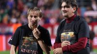 Luka Modric y Zlatko Dalic