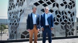 Martín Llaryora y Adrían Ecker