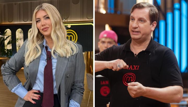 Wanda Nara mandó al frente a Maxi López con el grupo de WhatsApp de MasterChef Celebrity y enojó a los participantes: "Traidor"