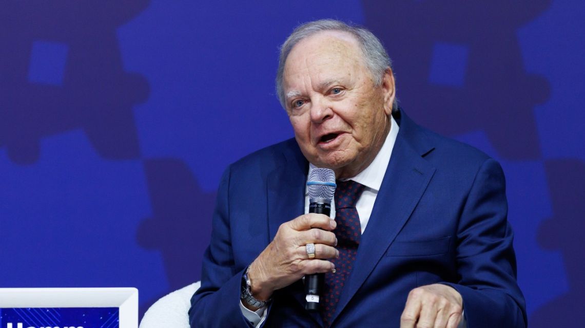 Harold Hamm speaks during the APEC CEO Summit in Gyeongju, South Korea.