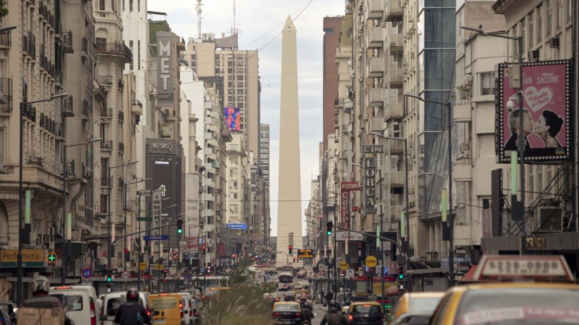 The Obelisk of Buenos Aires in Argentina.