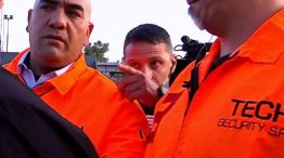 El momento en el que el juez Andrés Gariano amenaza al entrenador Frank Kudelka