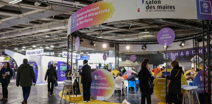 107º Congreso de Alcaldes organizado por la "Asociación de Alcaldes de Francia" (AMF) en el centro de convenciones Paris. Foto de Thomas SAMSON / AFP
