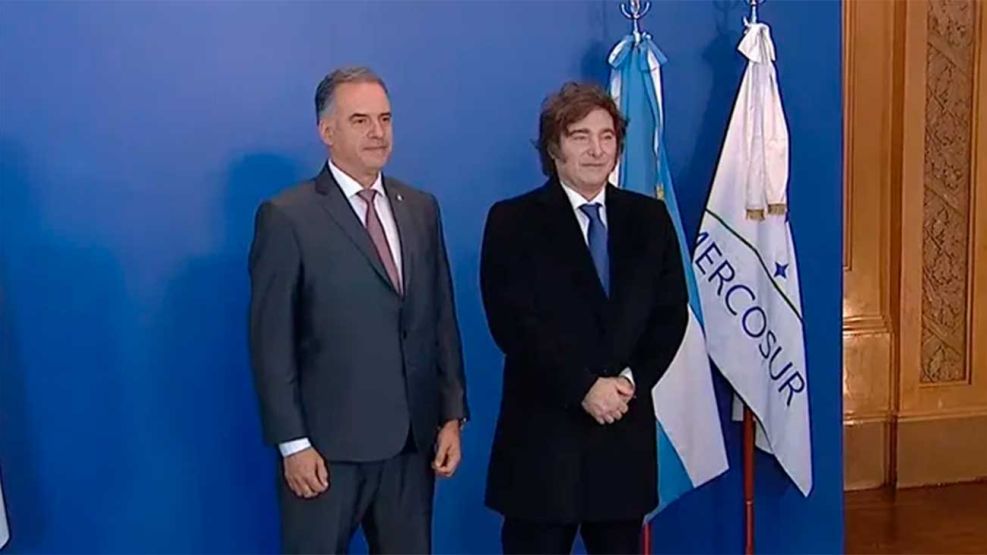 Milei y Yamandu Orsi 18112025