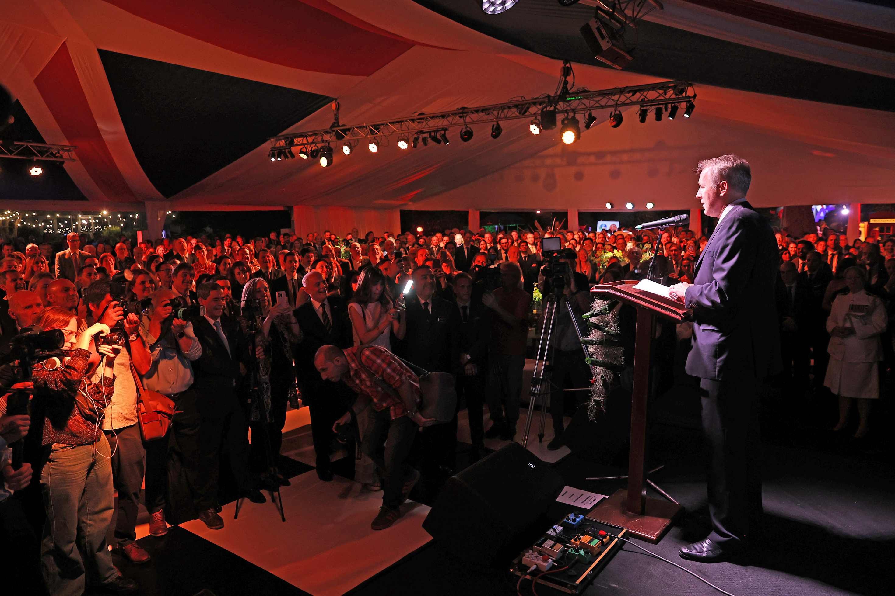 David Seldom Cairns, embajador del Reino Unido en Argentina.