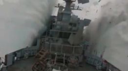 Un submarino de la OTAN lanzó un torpedo real en el Mar del Norte y hundió a  la fragata noruega KNM Trondheim. 19112025