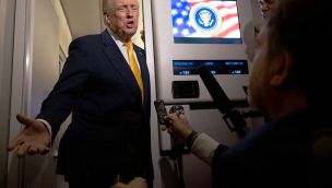 President Trump Spends Weekend At Mar-A-Lago Estate In Florida