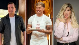 Maxi López, Ian Lucas y Wanda Nara