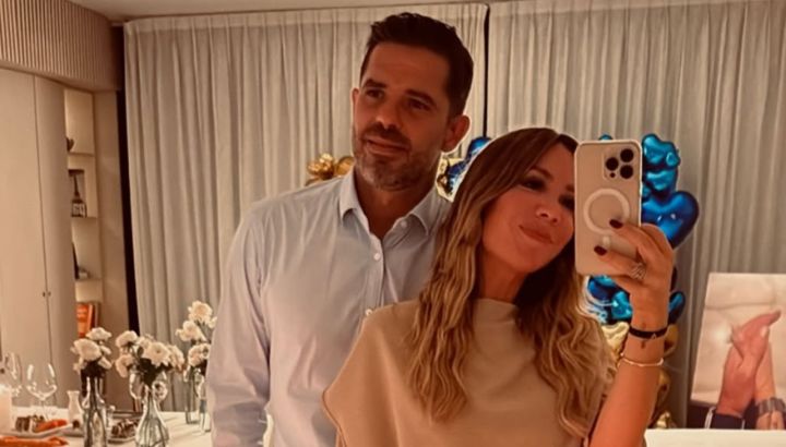 Nació Joaquín, el hijo de Fernando Gago y Verónica Laffitte: las fotos