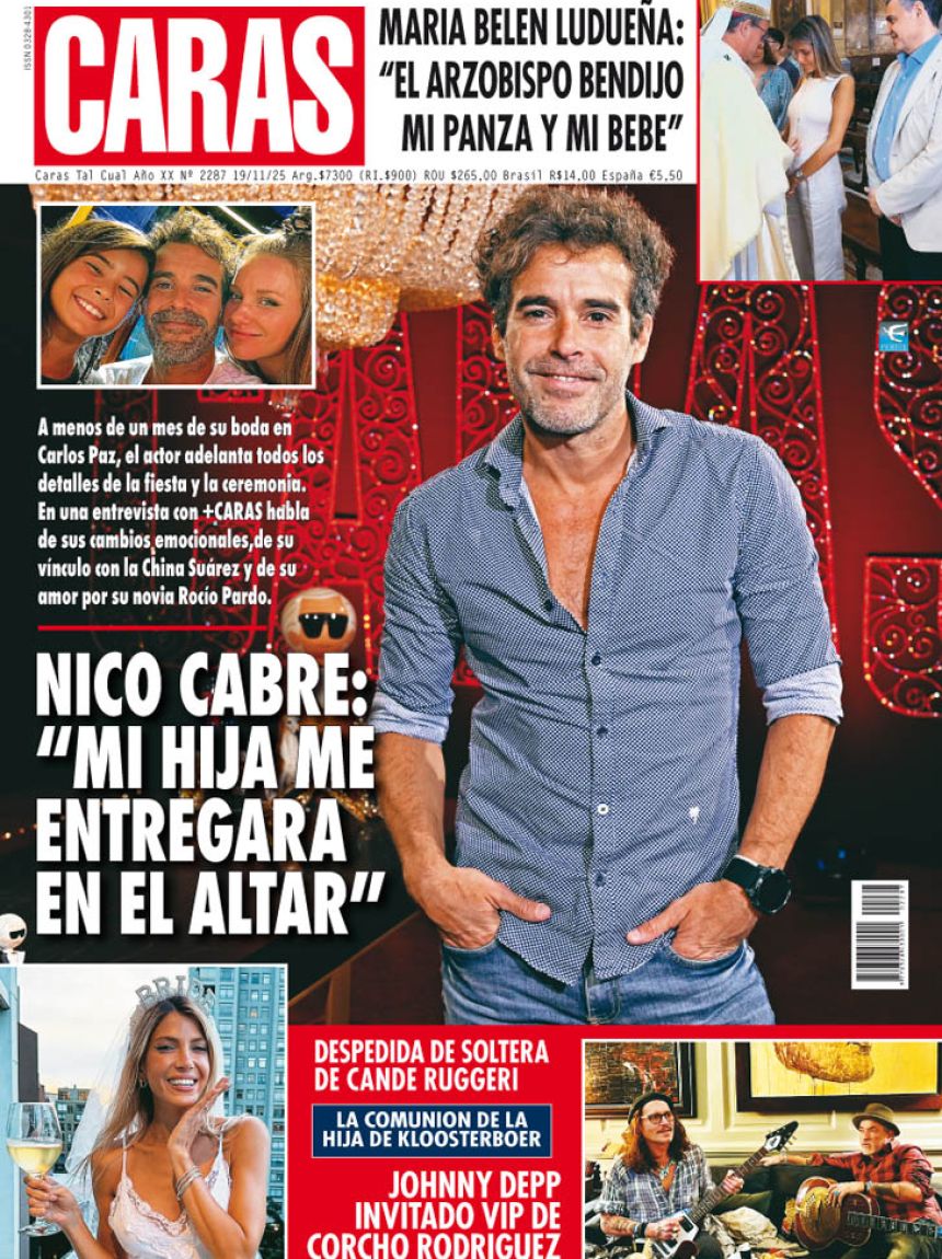 Nico Cabré: “Mi hija me entregará en el altar”