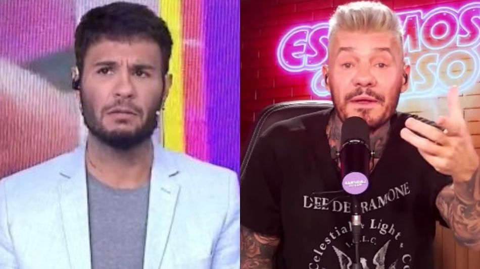 Tomás Dente y Marcelo Tinelli