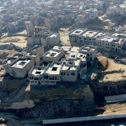 Reconstrucción del frente fluvial con vistas al río Tigris en Mosul, destruido durante la batalla de 2016-2017 para recuperar la ciudad del grupo Estado Islámico (EI), y que ahora está siendo reconstruido por la Gobernación de Nínive. Foto de Zaid AL-OBEIDI / AFP | Foto:AFP