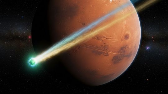 La teoría que vincula al cometa 3I/ATLAS con el posible desarrollo de vida inteligente en Marte. 25112025