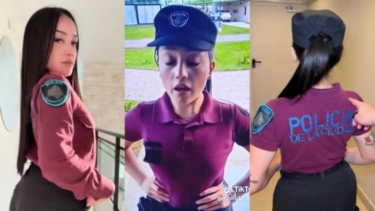 Pasaron a disponibilidad a una oficial de la Policía de la Ciudad por subir “contenido hot” a TikTok con el uniforme