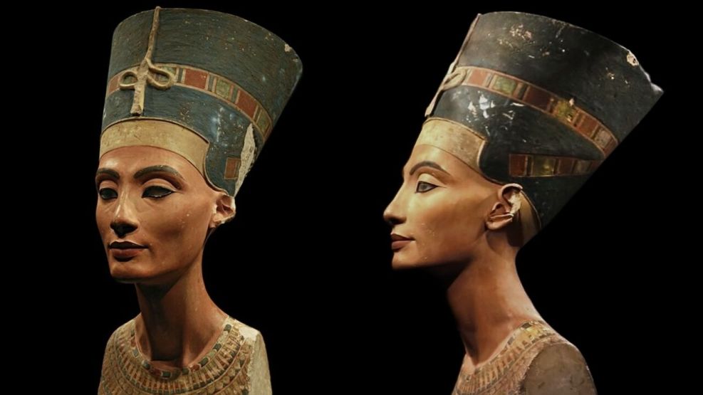 Busto de la reina Nefertiti