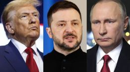 Trump, Zelenski y Putin