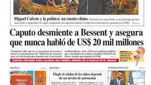 La tapa del Diario PERFIL del sábado 22 de noviembre de 2025