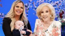 Alejandra Maglietti presentó a su hijo en el programa de Mirtha Legrand