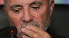 Jorge Sampaoli, el DT subcampeón de la Copa Sudamericana.