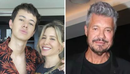 Dante Ortega, Guillermina Valdés y Marcelo Tinelli