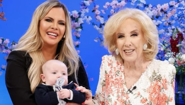 La reacción de Mirtha Legrand al conocer a Manuel, el hijo de Alejandra Maglietti: "Nunca tuve un bebito así en la mesa"