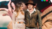 Vero Lozano y Johnny Depp