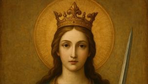 Hoy se celebra Santa Catalina de Alejandría, la sabia virgen y mártir cuya fe rompió la rueda del tormento