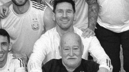 Lionel Messi y Omar Souto