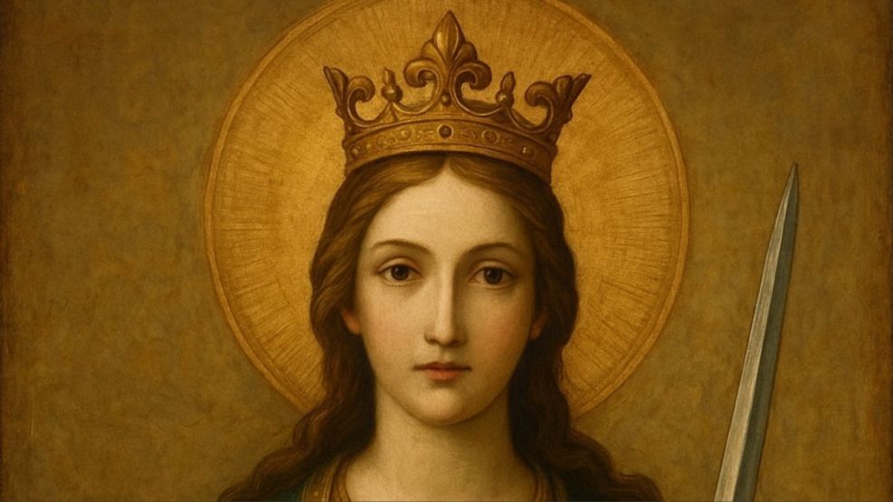 Hoy se celebra Santa Catalina de Alejandría, la sabia virgen y mártir cuya fe rompió la rueda del tormento