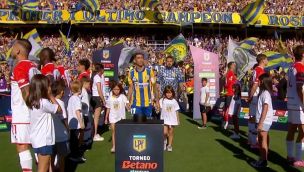 Espaldazo de Estudiantes de La Plata a Rosario Central