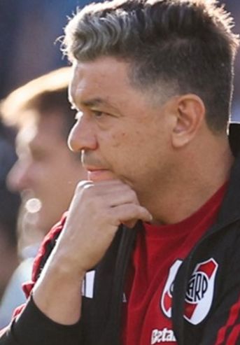 Marcelo Gallardo en el mal 2025 de River Plate