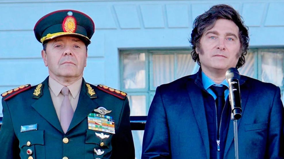 Javier Milei y Carlos Presti