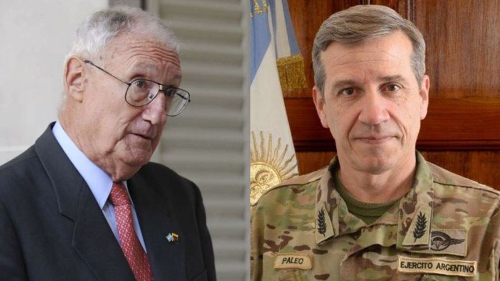 Martín Balza y Martín Paleo