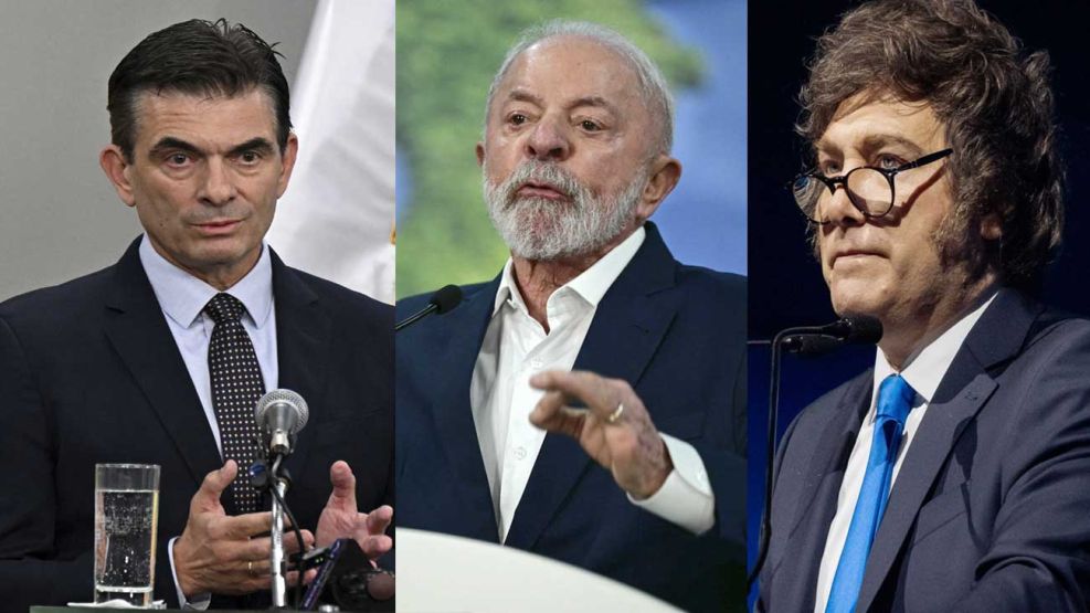 Rodrigo Paz Lula Da Silva y Javier Milei 26112025
