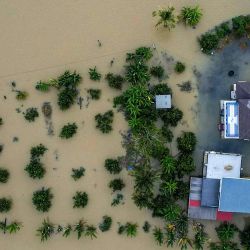 Inundación en Kangar, en el estado de Perlis, en el norte de Malasia. Foto de Mohd RASFAN / AFP | Foto:AFP