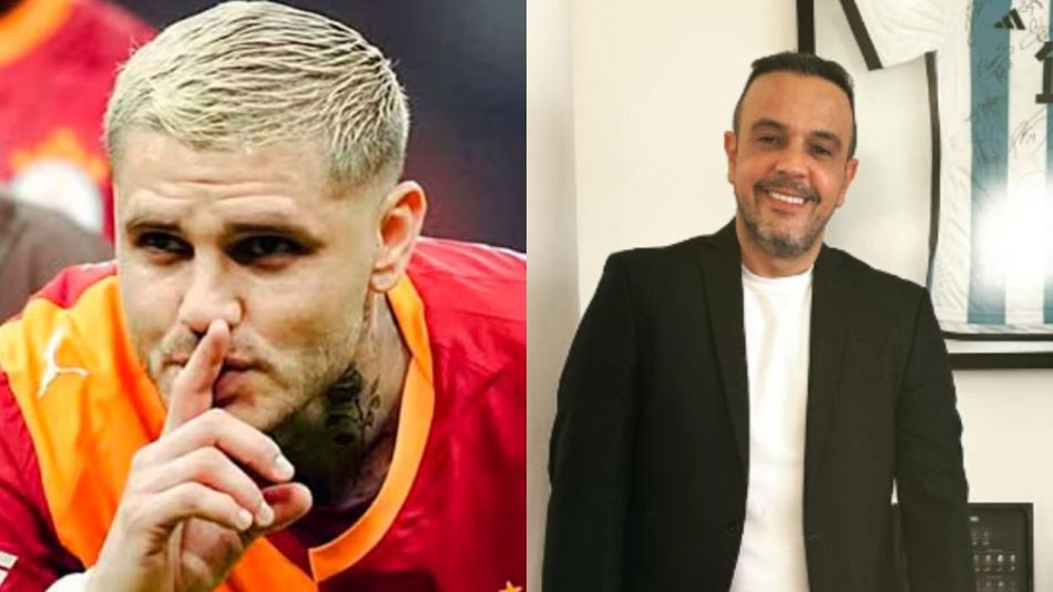 Mauro Icardi y Nicolás Payarola