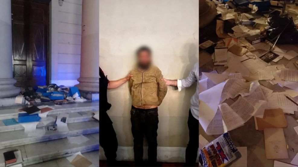 Un hombre fue detenido tras atrincherarse en la Catedral Metropolitana 20251126