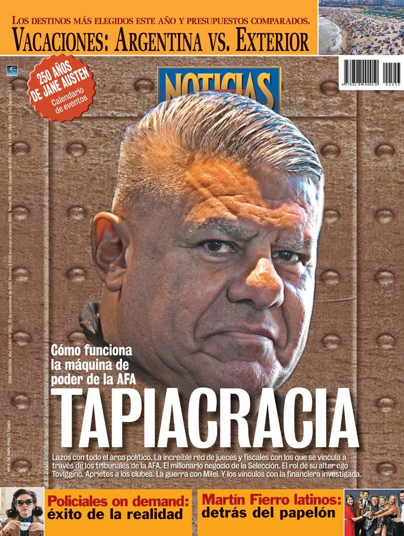 La tapa de NOTICIAS | Foto:Cedoc