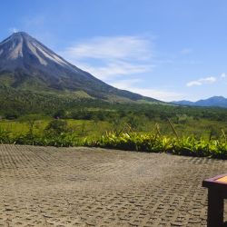 Volcán La Fortuna de Costa Rica.
